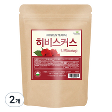 VOTEM 히비스커스 삼각 티백차, 1.2g, 100개입, 2개
