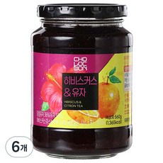 초록원 히비스커스 유자차, 560g, 1개입, 6개