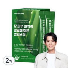 Nutri D-DAY 蘆薈果凍條 15條入, 300g, 2個