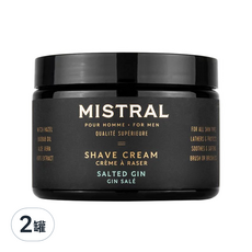 MISTRAL BODY 超級刮鬍膏 海風琴酒, 255g, 2罐