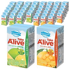 덴마크 테이크 얼라이브 망고 120ml 24p + 스위티자몽 120ml 24p, 1세트 1세트