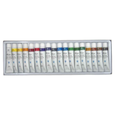 Bonfil 透明水彩顏料套裝, 18色 12cc, 12ml