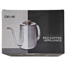 Driver Superior 細口壺 600ml，SUS304食品級高級不銹鋼，雞翅木, 1個