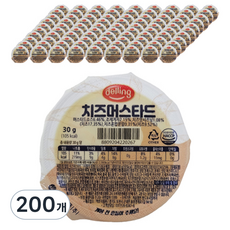 델링 치즈 머스타드, 30g, 200개