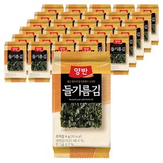 양반 들기름김 식탁, 4g, 64개