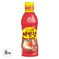 오뚜기 비빔장 S, 500g, 6개