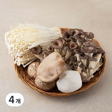 국내산 샤브샤브용 버섯 모듬, 800g, 4개