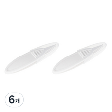 바우마켓 유아 귀 코 핀셋 화이트, 6개, 1개입