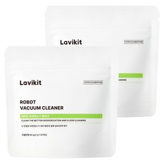 La vikit 用於機器人吸塵器內部清潔的多合一平板式清潔器 30p, 2個, 60g