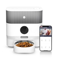 헤이홈 IoT 반려동물 카메라 스마트 펫 자동 급식기, 5L, 혼합색상