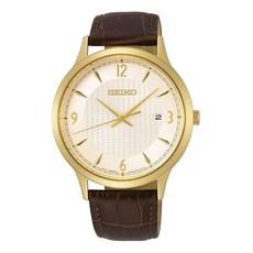 Seiko 精工 手錶, 配備日期顯示視窗，防水深度達100米, 型號SGEH86P1, SGEH86P