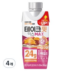 테이크핏 맥스 호박고구마맛 드링크믹스 RTD, 250ml, 4개