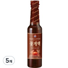 사조 프리미엄 꽃게액, 550ml, 5개