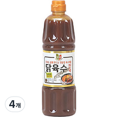 청우식품 닭육수진국, 1kg, 4개