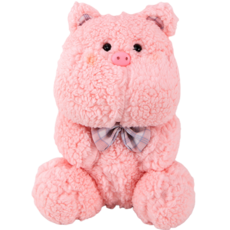 네이처타임즈 러블리 동물 인형 돼지, 혼합색상, 23cm