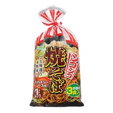 TAKAMORI 高森 日式炒麵 3人份, Q彈有嚼勁, 輕鬆料理, 道地日式風味, 3包