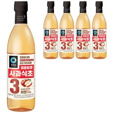 청정원 정통 사과 식초, 800ml, 5개