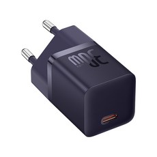 베이스어스 GaN5 C타입 미니 고속충전기 30W, 퍼플, 1개
