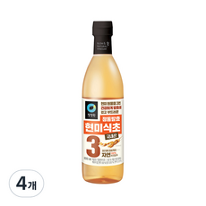 청정원 정통 현미 식초, 800ml, 4개