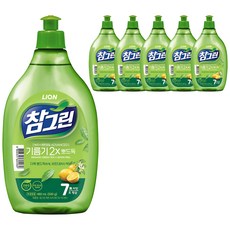 참그린 기름기 뽀드득 용기, 500g, 6개