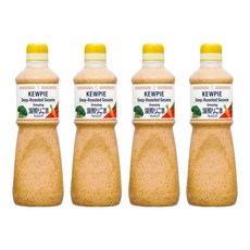 kewpie 焙煎胡麻醬, 1L, 4個