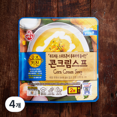오뚜기 오즈키친 콘크림스프 (냉장), 180g, 4개