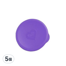 munchkin 滿趣健 360度防漏杯杯蓋, 紫色, 5個