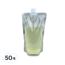 맘스퀴즈 스파우트 음료 파우치 500ml 18mm, 1개입, 50개