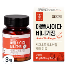 랩온랩 비디컬 애플사이다 비니거 영양제 36g 60정 2개 상품 이미지