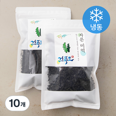 깨끗한 완도 자른 미역 (냉동), 100g, 10개