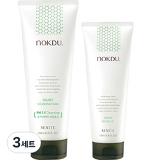 세니떼 녹두 스마트 클렌징 폼 + 필링 젤 세트 2종, 3세트