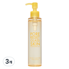 비더스킨 포어 리셋 글래스 스킨 클렌징 오일, 3개, 150ml