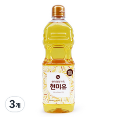 티케이 현미유, 900ml, 3개