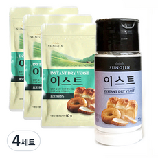 성진 이스트 용기형 70g + 지퍼형 60g x 3p 세트
