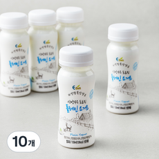 이담 산양우유 프로틴 플레인 요거트, 120ml, 10개