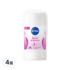 NIVEA 妮維雅 止汗爽身乳膏Pro升級版 珍珠煥采系列, 50ml, 4個