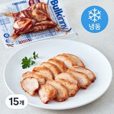 벌키니 닭가슴살 슬라이스 데리야끼맛 (냉동), 100g, 1개입, 15개 100g, 15개
