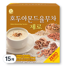 우리차 송원식품 호두아몬드 율무차 제로, 18g, 30개입, 15개