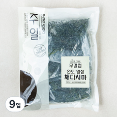 주일 무결점 완도 염장 채다시마, 200g, 9입