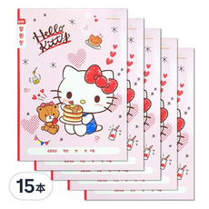 Sanrio 三麗鷗 國小寬格聯絡簿 Hello Kitty款, 粉色, 15本