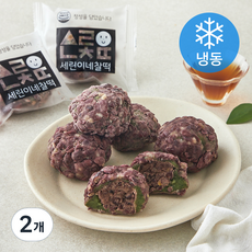 미담라이스 세린이네 찰떡 쑥팥버무리 (냉동), 420g, 2개