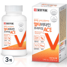 일양약품 멀티비타민 프리미엄 ACE 135g, 90정, 3개