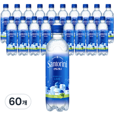 산토리니 탄산음료 라임, 500ml, 60개