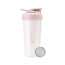 Blender Bottle Sleek SS 按壓式不銹鋼搖搖杯, 山櫻粉, 740ml, 1個