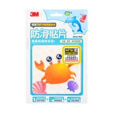 3M 防滑貼片 海洋 6片, 款式隨機, 1組