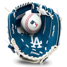 Franklin MLB LA 道奇隊少年手套 Right-Tu 76099F19, 藍色