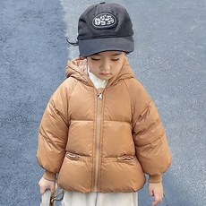 베베니즈 아동용 귀후드 심플 패딩점퍼