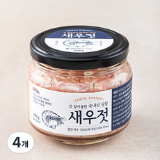 외갓집곳간 갓 잡아올린 국내산 싱싱 새우젓, 500g, 4개