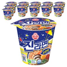 오뚜기 진라면 순한맛 컵 65g, 12개