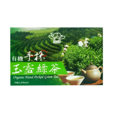 玉露茶園 有機手採玉露綠茶包 Set, 未發酵茶葉 保留完整營養 宜蘭有機茶 長輩送禮首選, 3g, 20包, 1盒